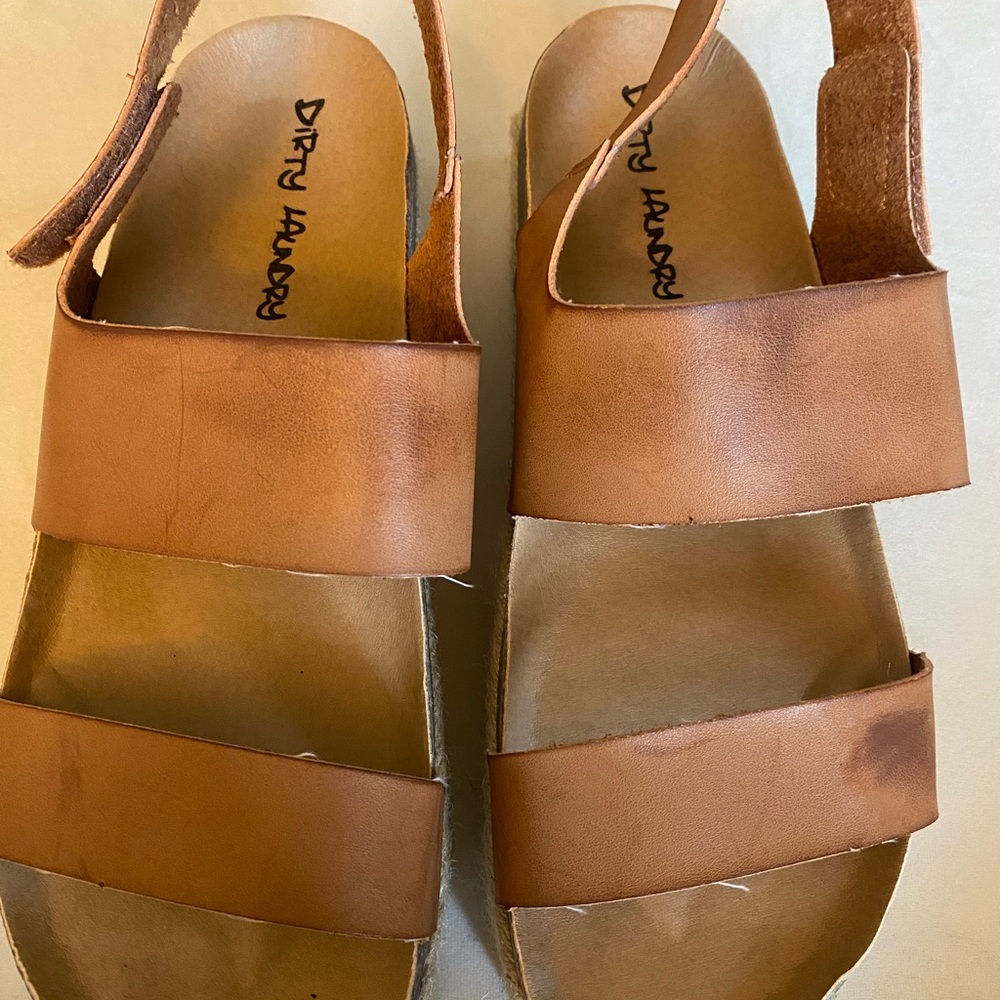 Dirty Laundry Tan Sandals